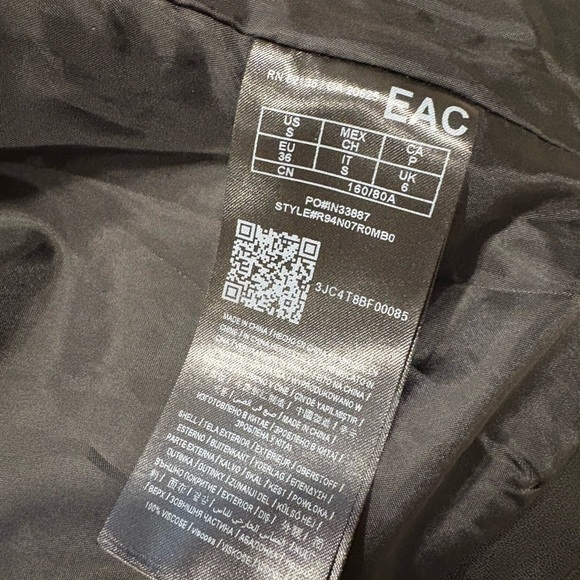 Ladies GBG Los Angeles Black “Leather” Moto Jacket Asymmetrical Design - Picture 5 of 6